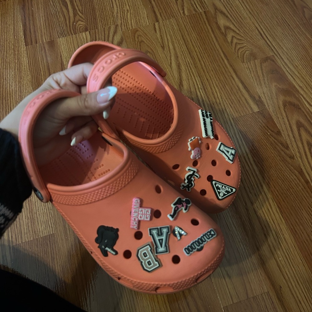 Crocs with charms
